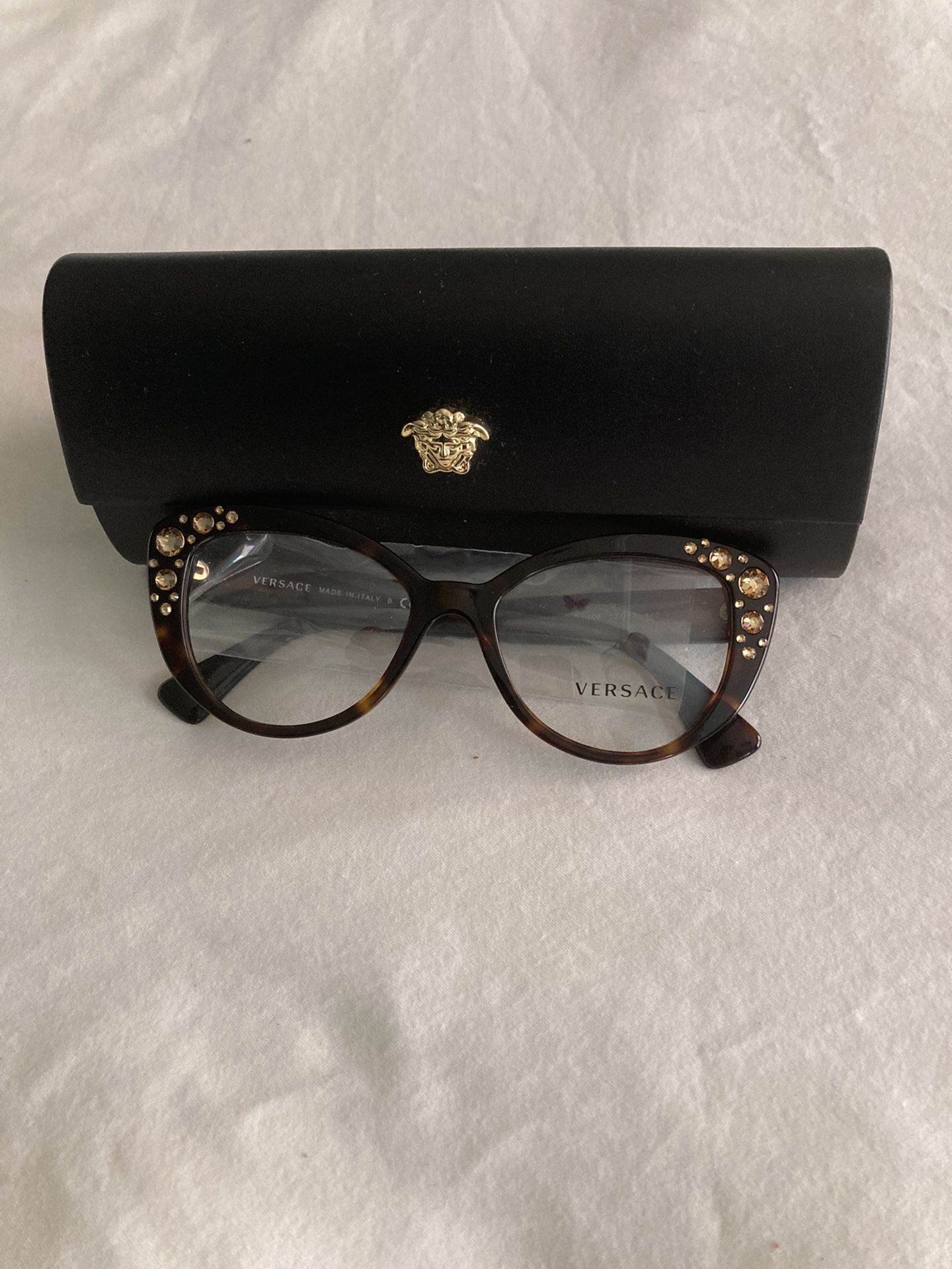 Versace Glasses With Rhinestones 