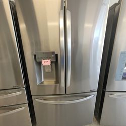 Lg Stainless Steel French Door Refrigerator Used Good Condition With 90day's Warranty  Thumbnail