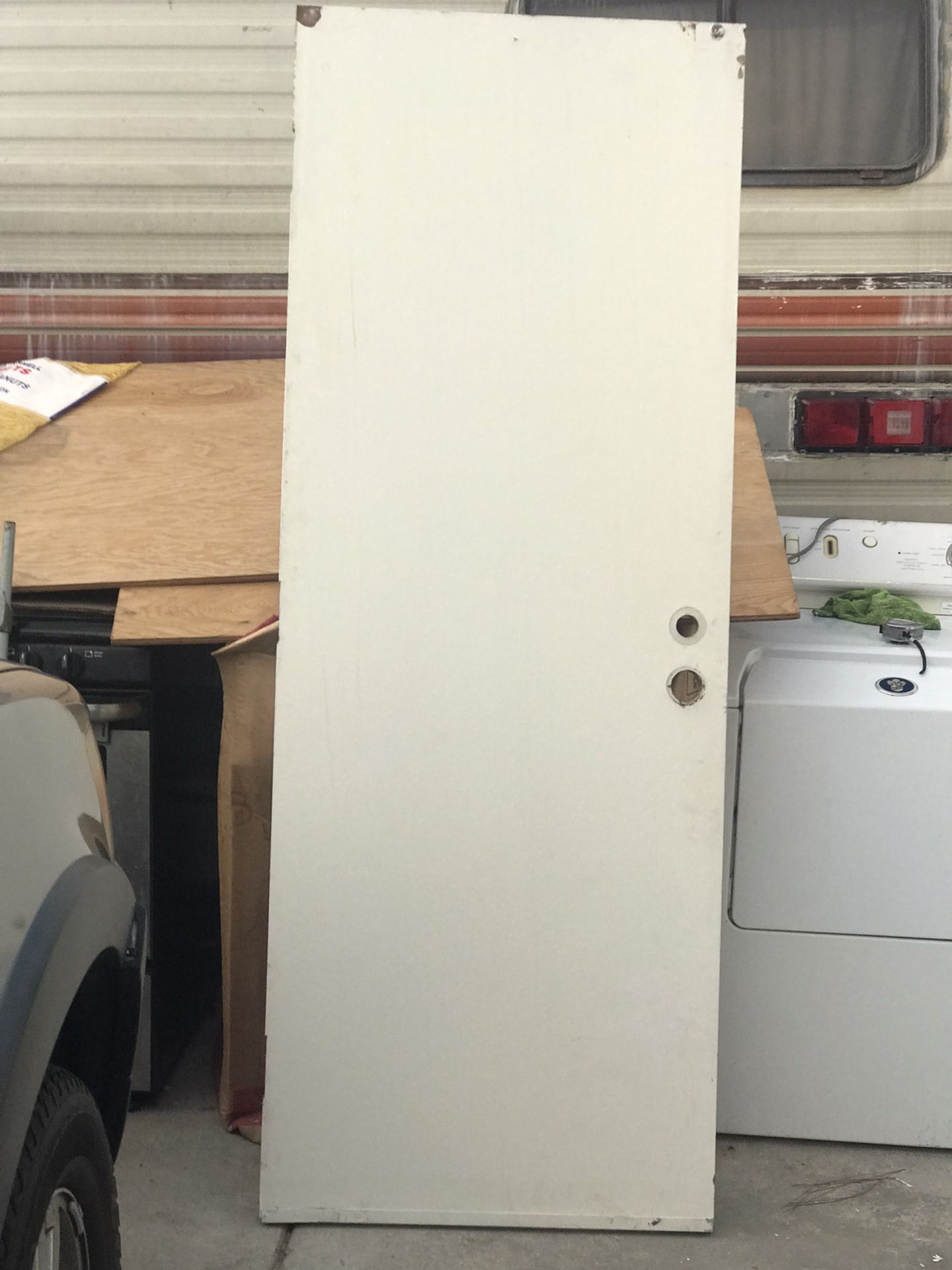 29 7/8x 79 1/2 Exterior Hood Door Heavy For 55 for Sale