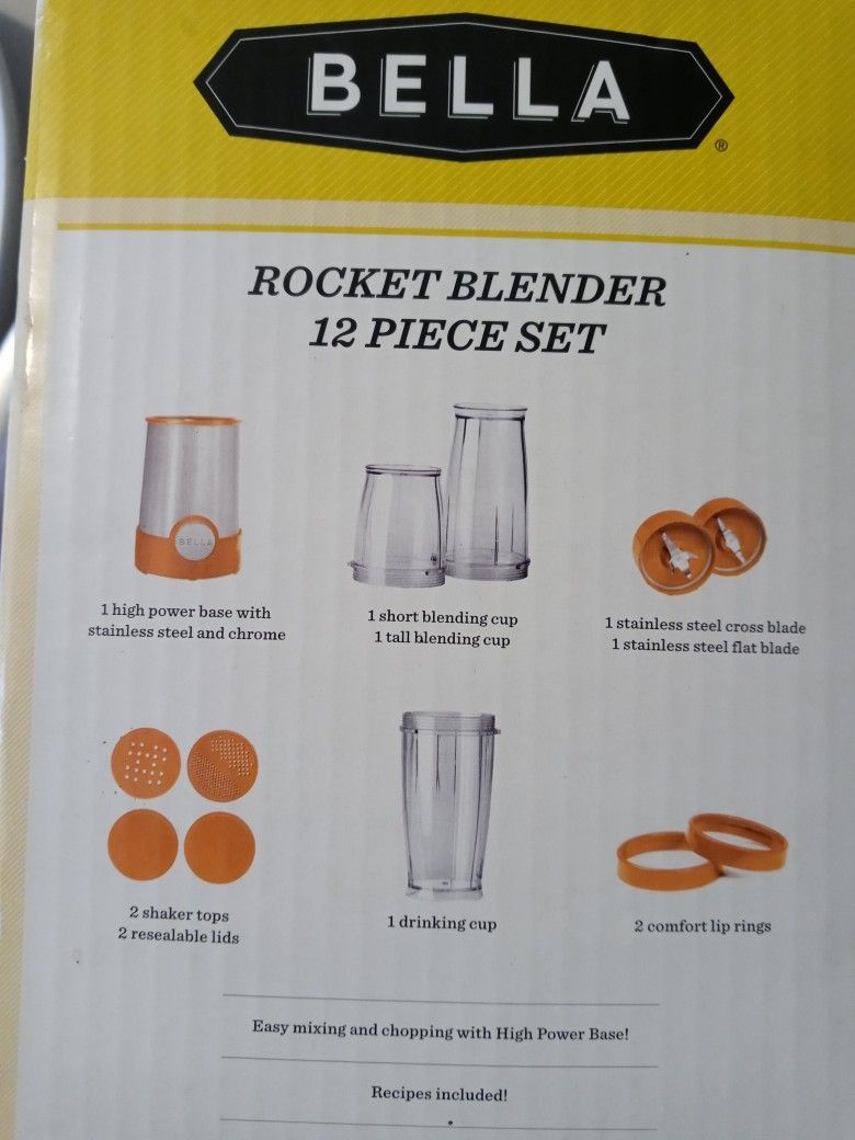 BELLA ROCKET BLENDER. brand New