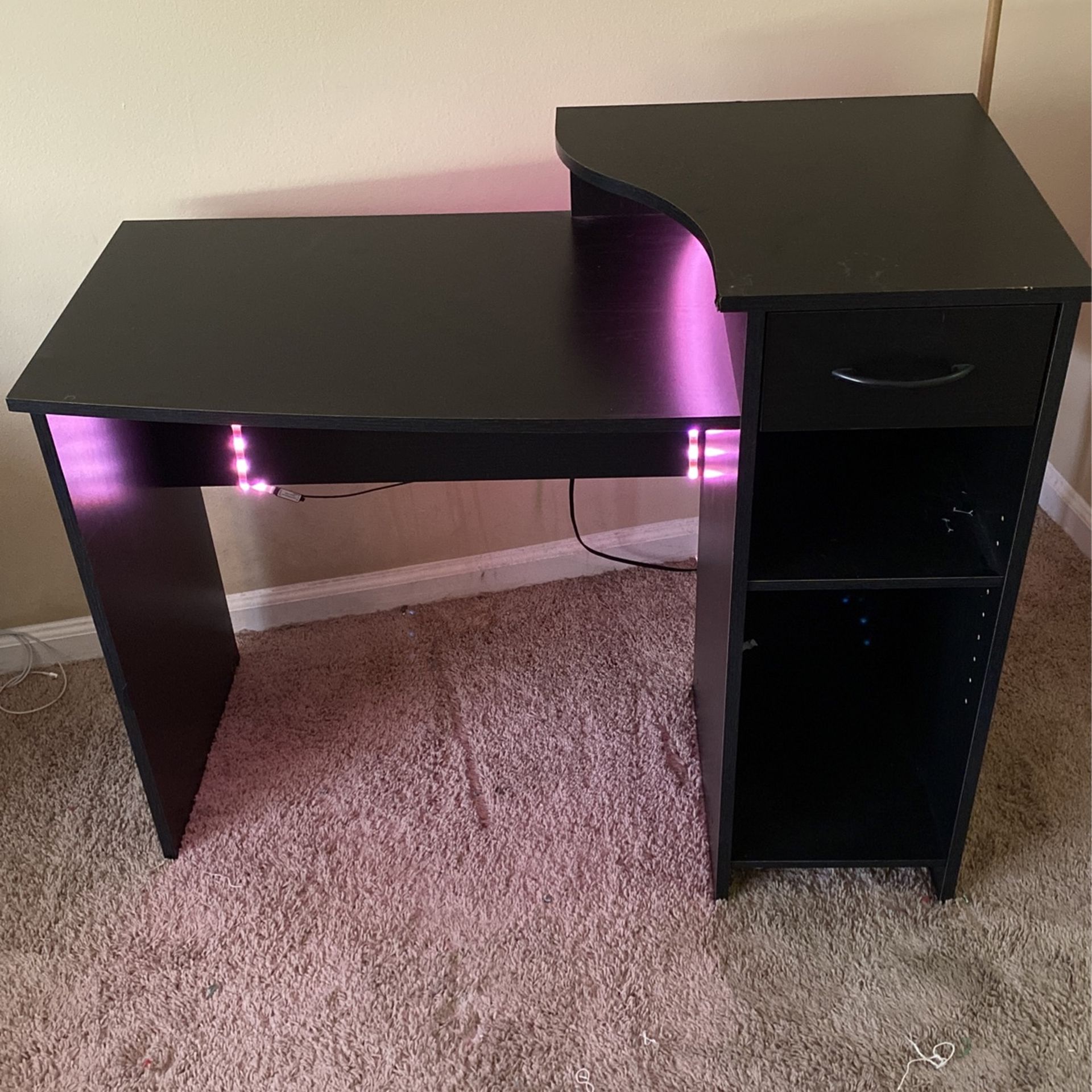 Desk With Led Lights