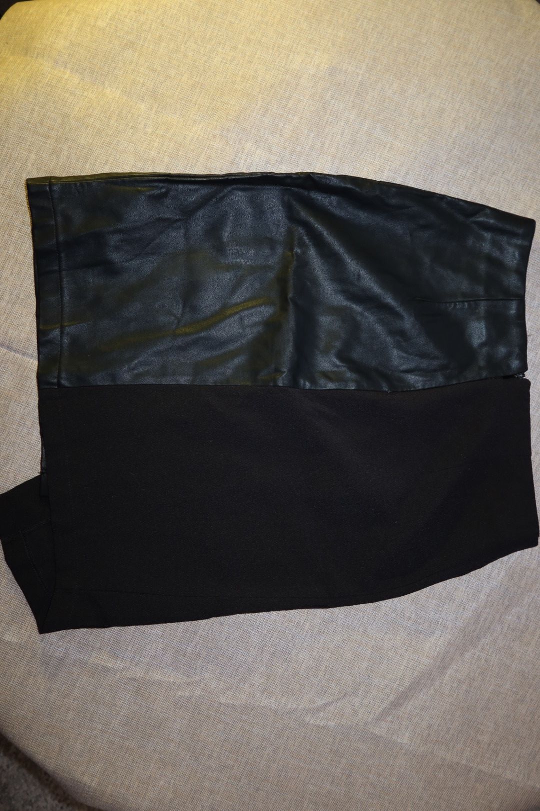 Black Leather Skirt
