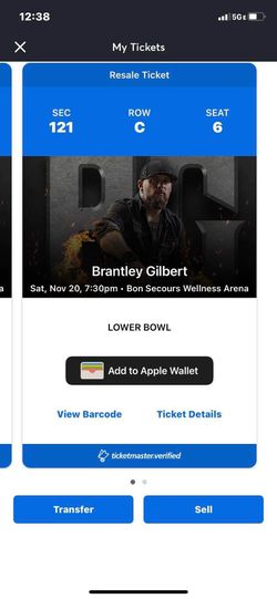 Brantley Gilbert Concert Tickets Thumbnail