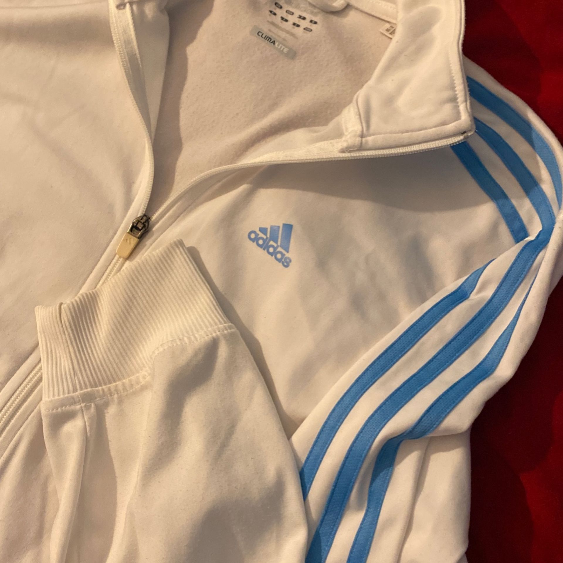 Climate Wire/Blue Adidas Track Jacket