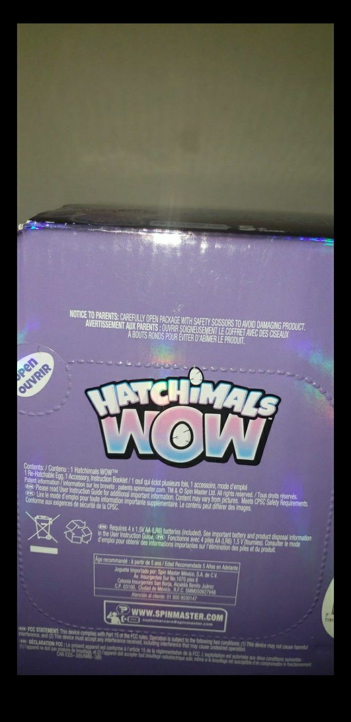 Hatchimals WOW egg toy