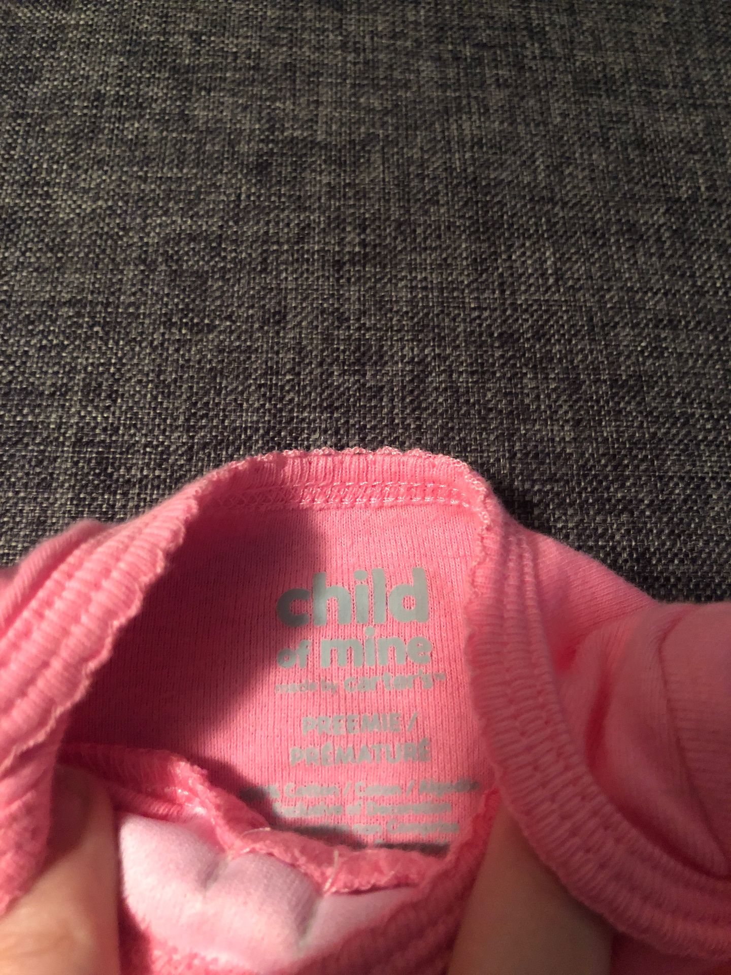 Child of Mine Pink Onesie - Preemie