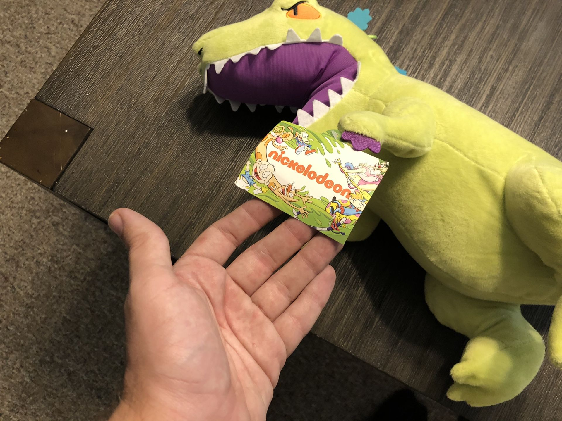 Reptar plush stuffed animal with tags