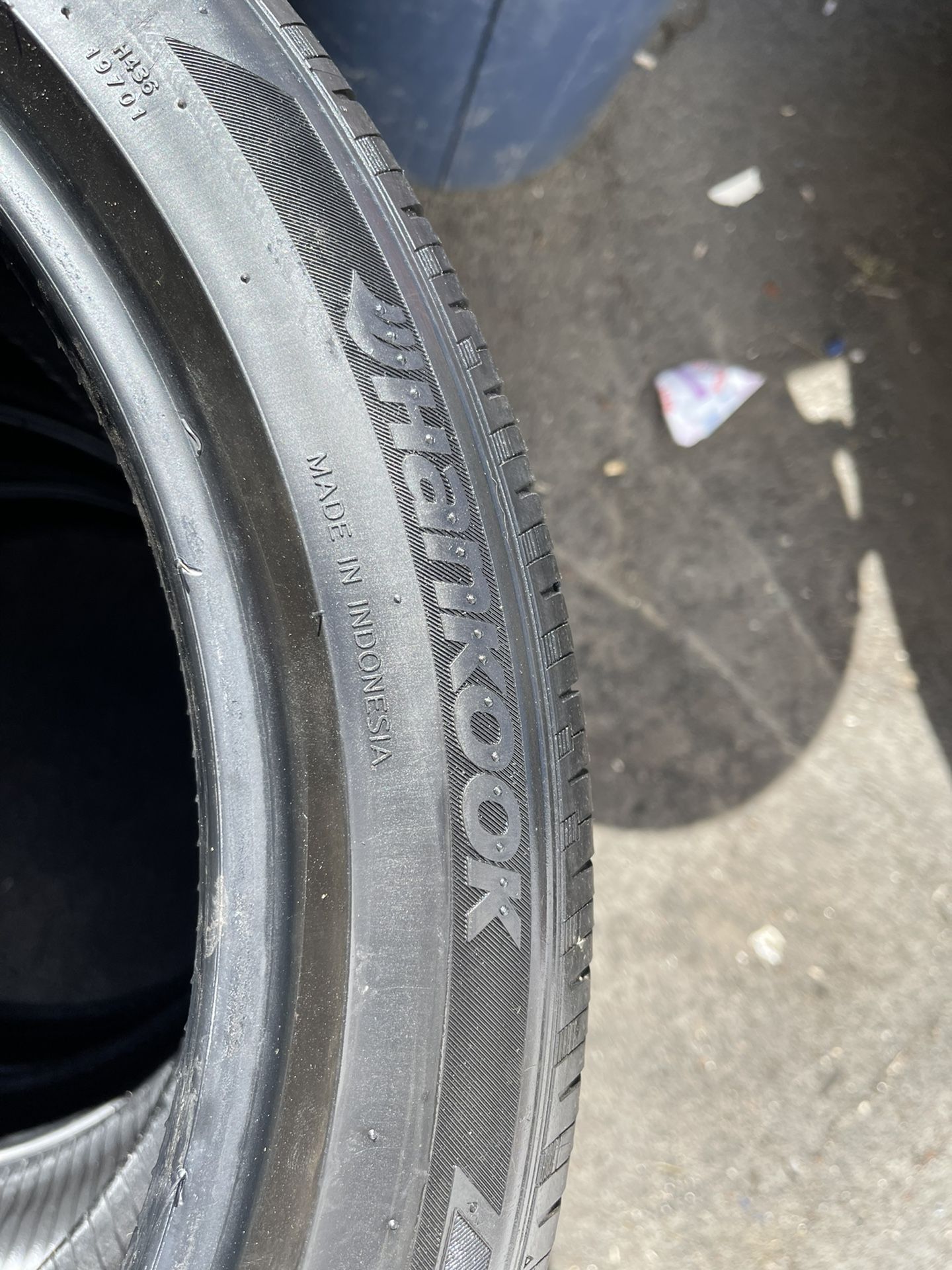 4 Used 215/45/18 Hankook And Goodyear Tires