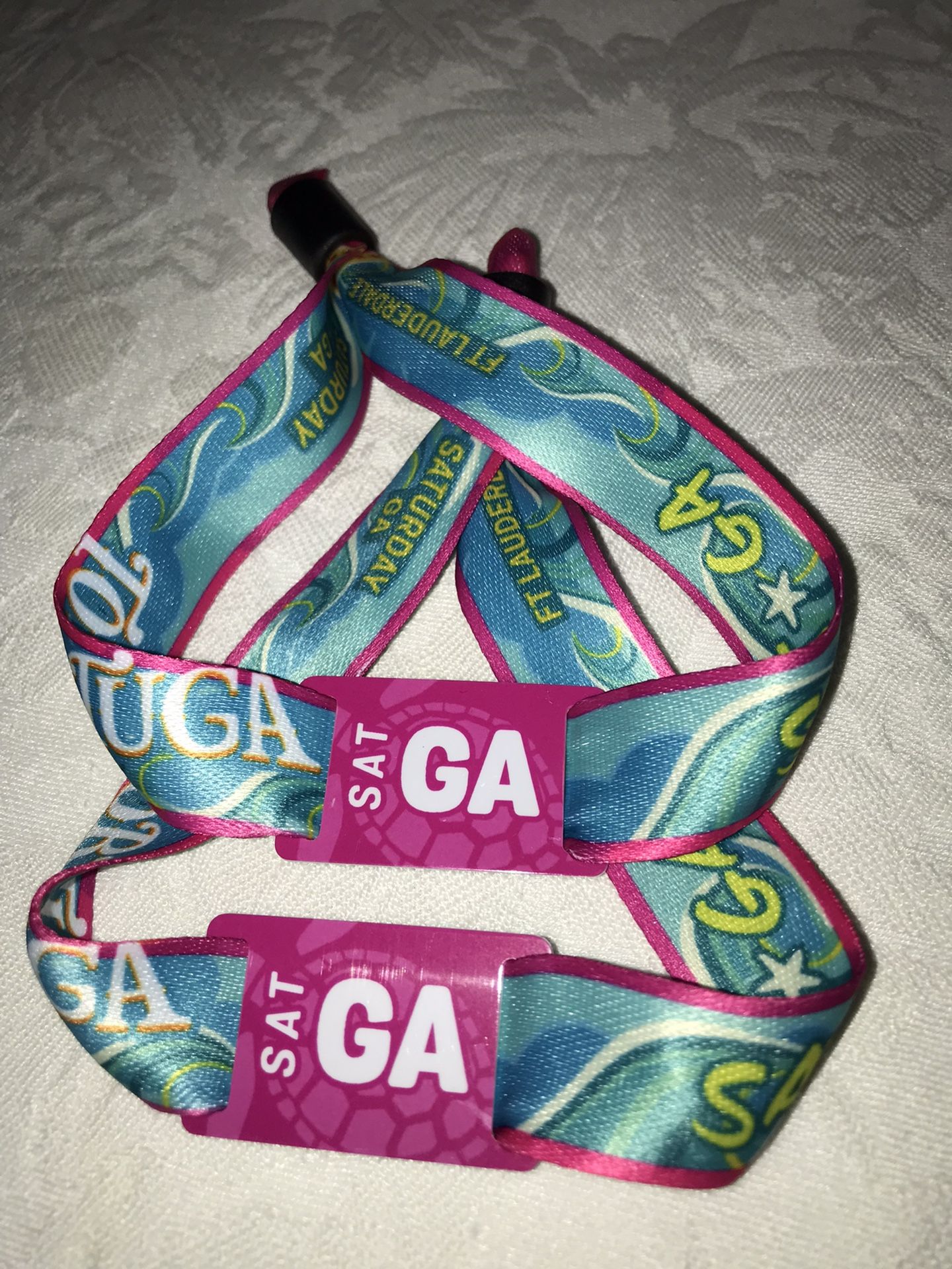 TORTUGA MUSIC FEST SATURDAY WRISTBANDS