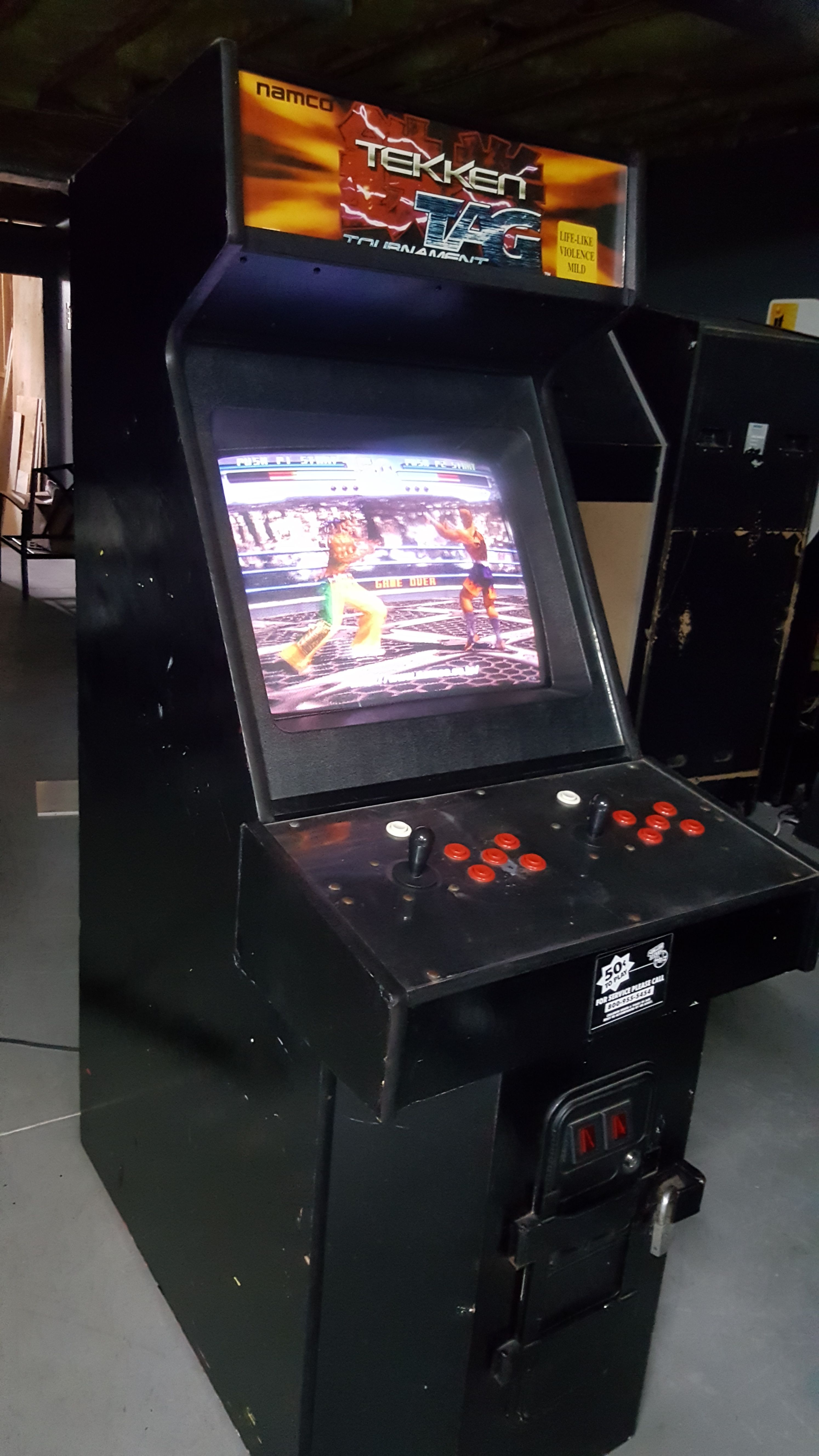 tekken tag arcade machine