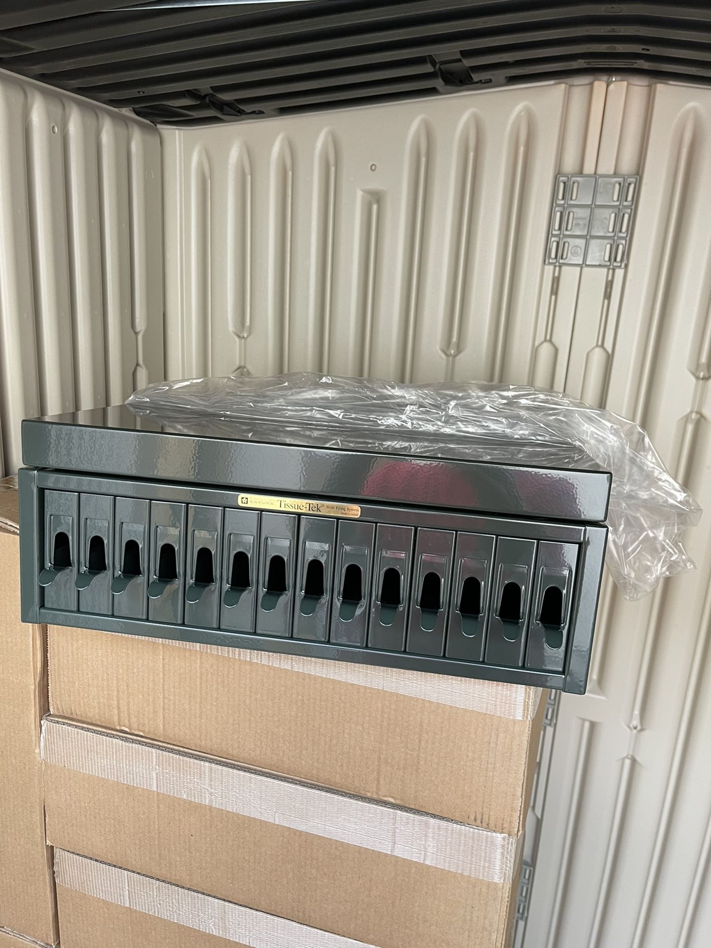 Brand New Tissue-Tek Lab Aid Filing Cabinet System