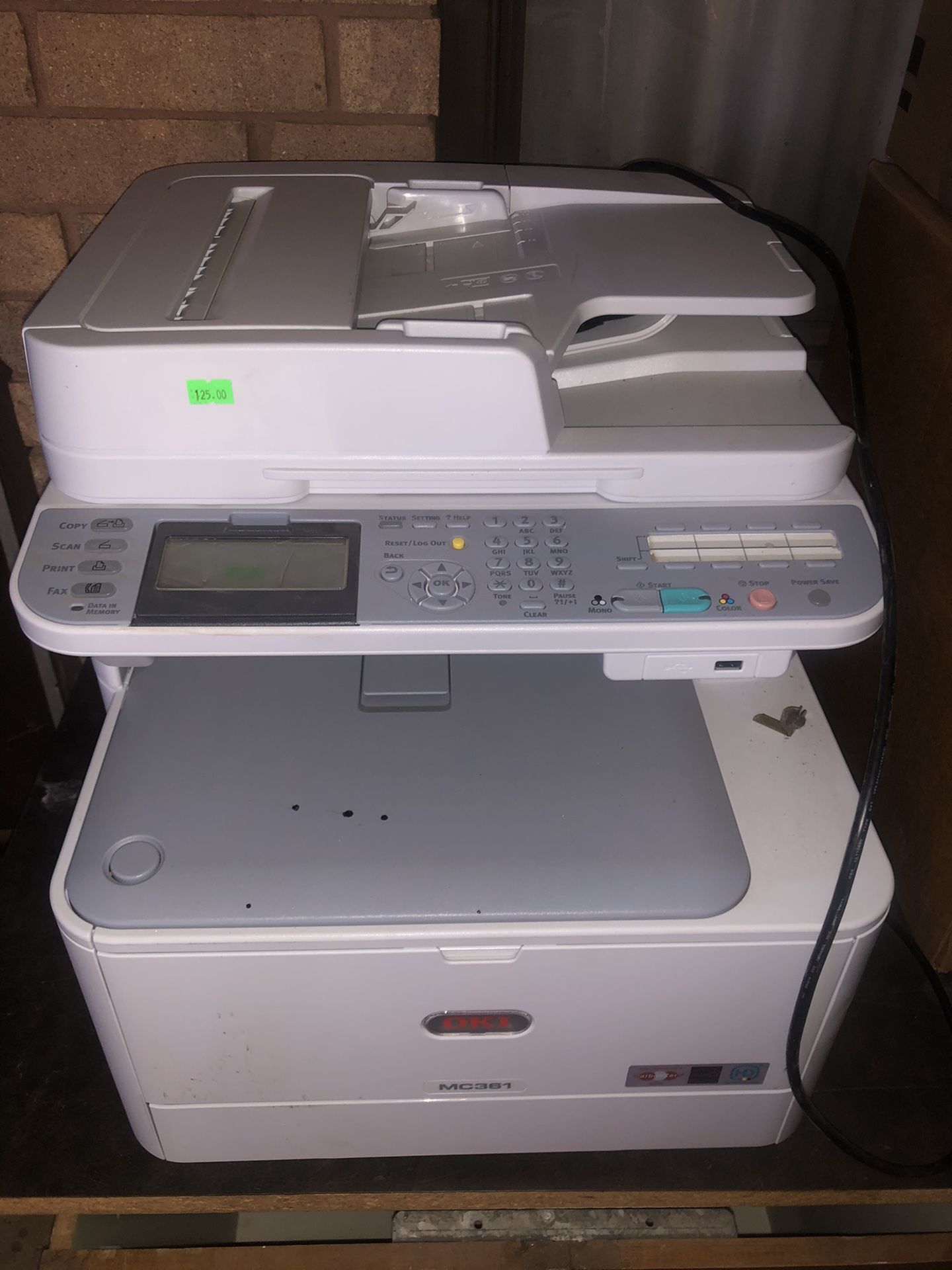 Oki mc361 printer