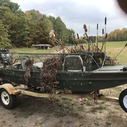 Duck Boat With Mud motor  Thumbnail