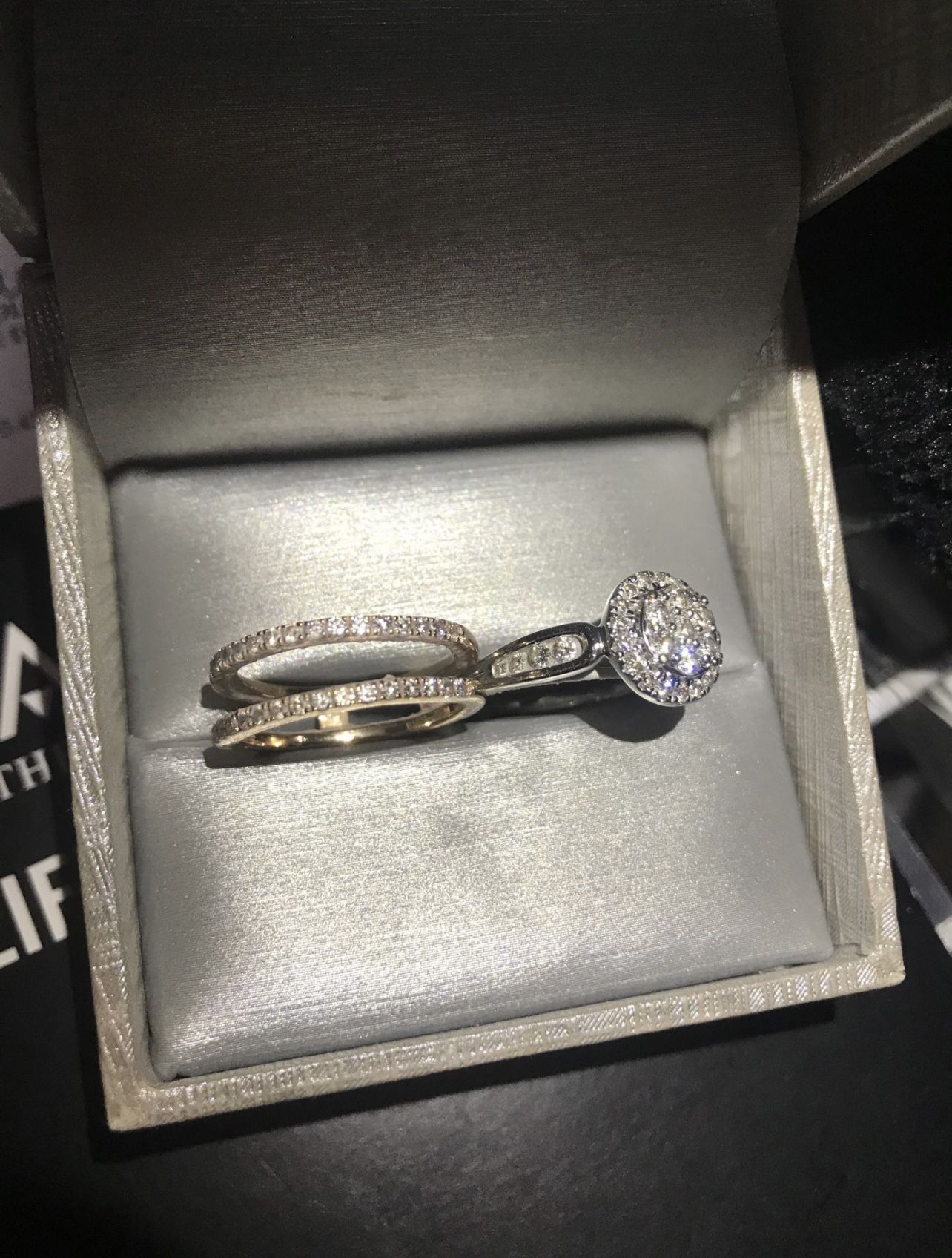 Diamond Engagement / Wedding Ring 14kt White Gold 1ctt