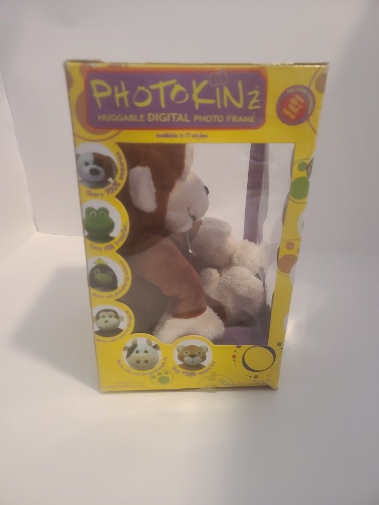 MONKEY Photokinz Huggable Digital Photo Frame Fun Loving Companion it do not come with the cable to connect to the PC