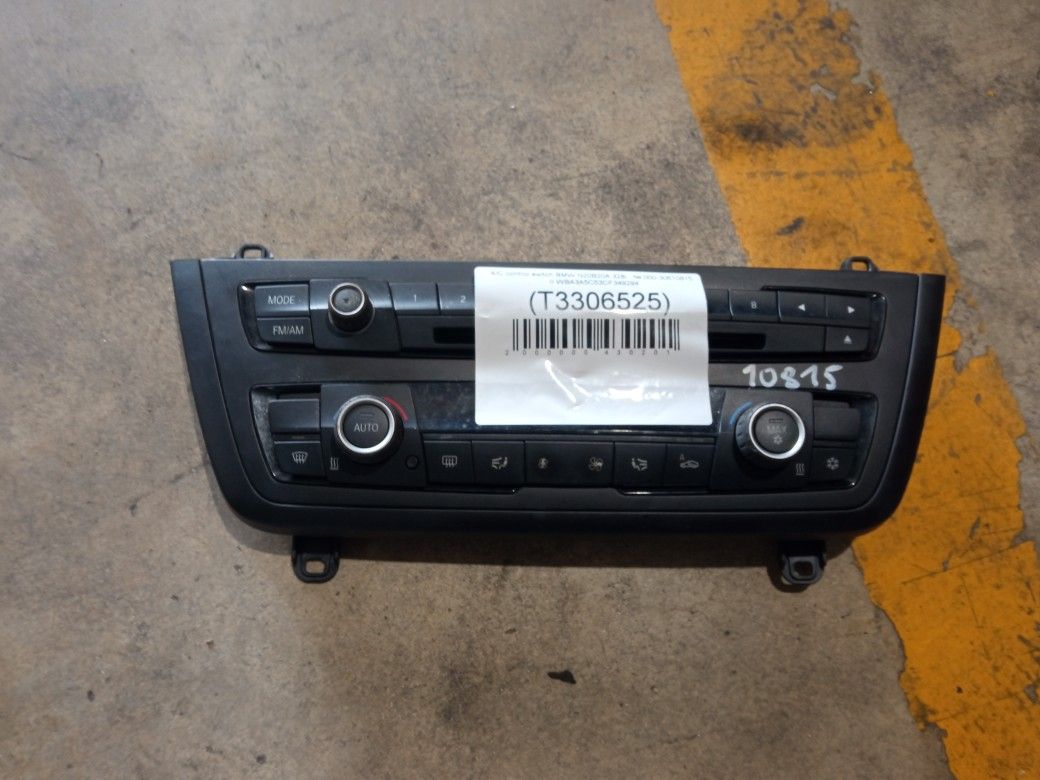A/C Control Switch For 2012 BMW 3-Series Stock 10815