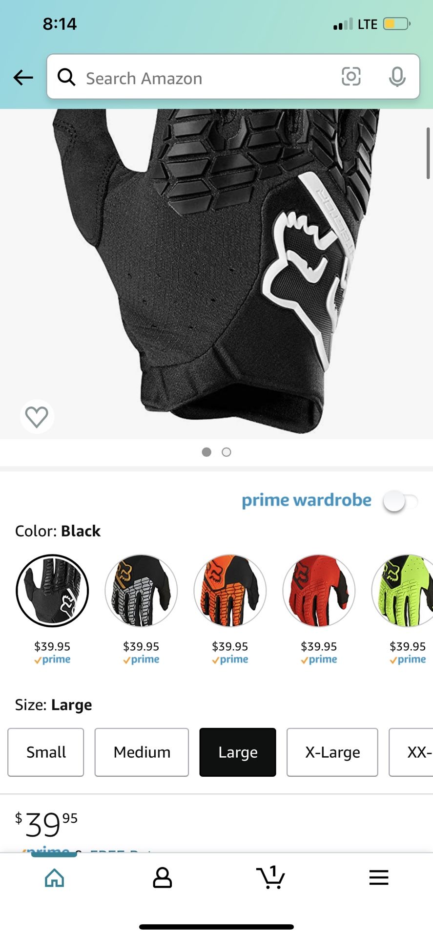Fox Gloves MTB Glove Motorcross Gloves