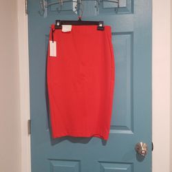 Red Pencil Skirt Thumbnail