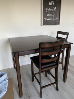 Wooden brown table Thumbnail
