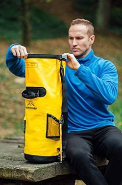 Monteshed Dry Bags Waterproof | Dry Backpack | Kayak Dry Bag | 20L Waterproof Bag for Boating | Dry Sack | Kayak Accessories | Gratis Waterproof Phone Thumbnail