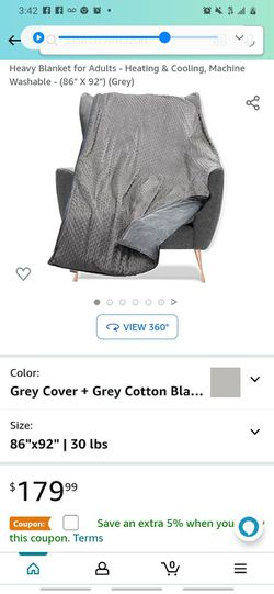 Quility Weighted Blanket 30lbs Thumbnail