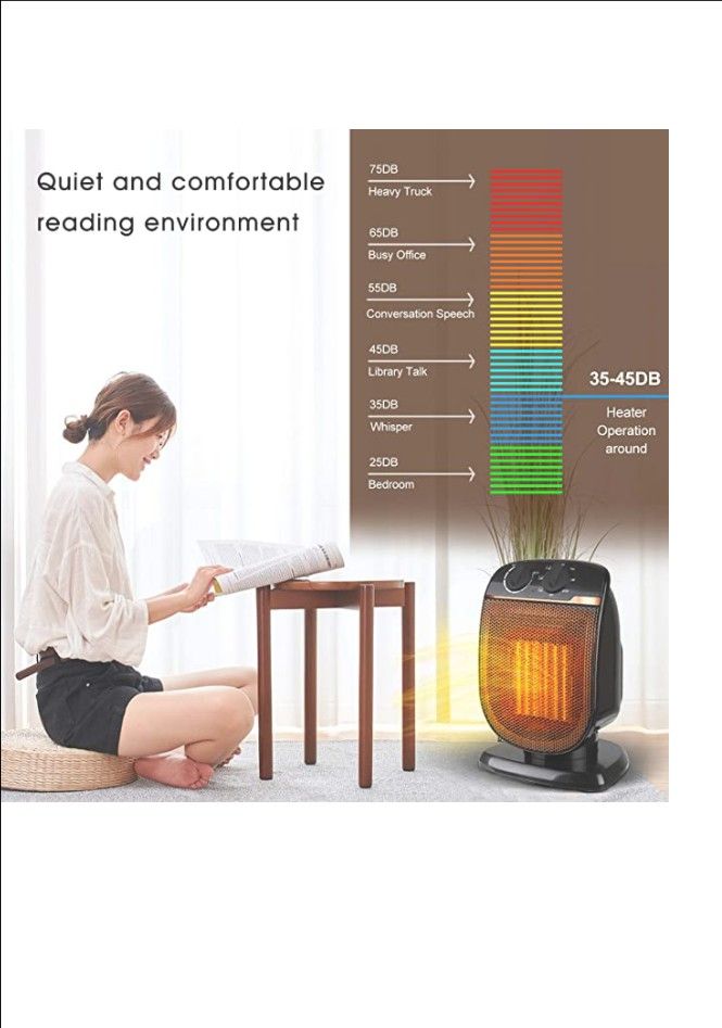 Ceramic fan heater