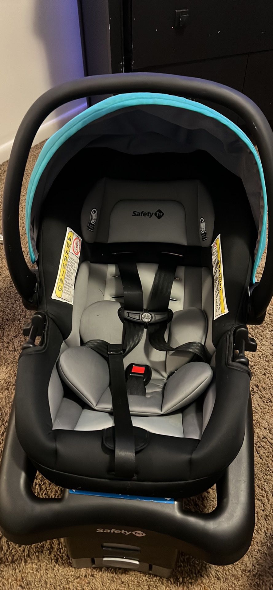 safety 1st Comfort 35 infant car seat, Blue Streak