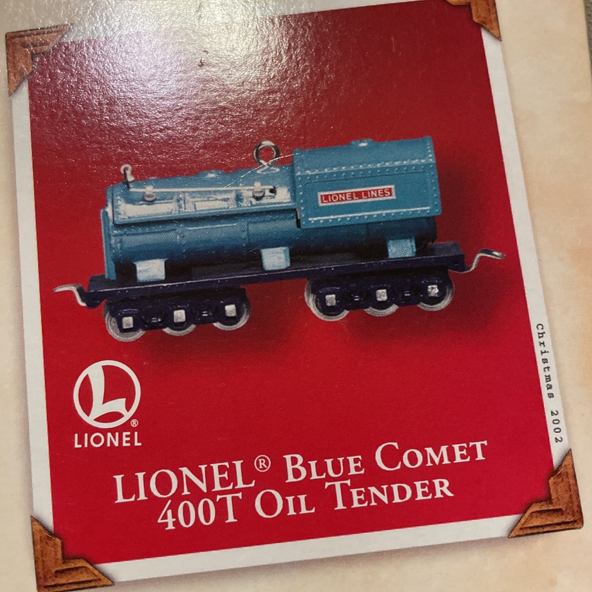 Lionel Blue Comet 400E Ornament Set