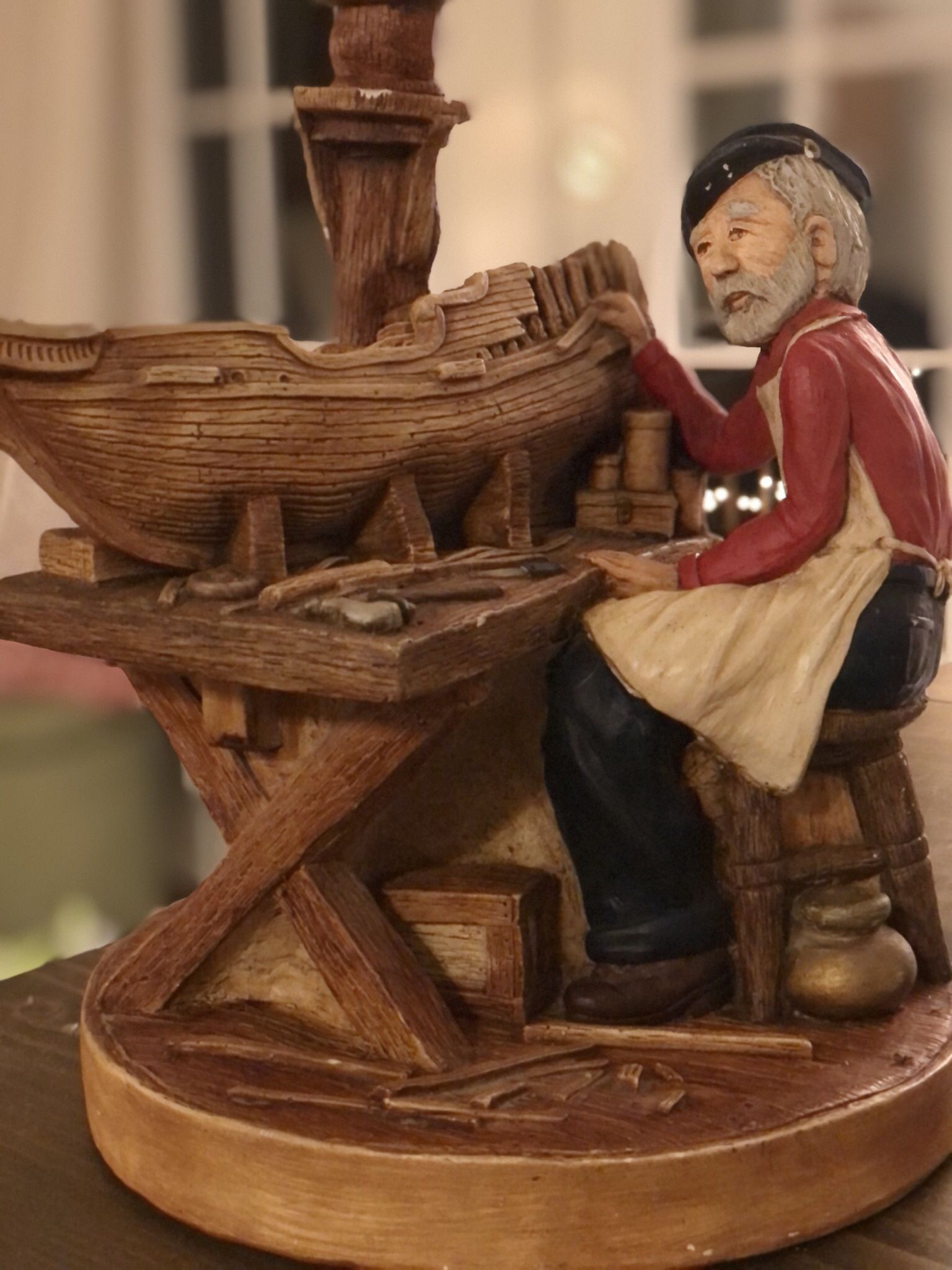 Original Vintage Boatmaker Lamp