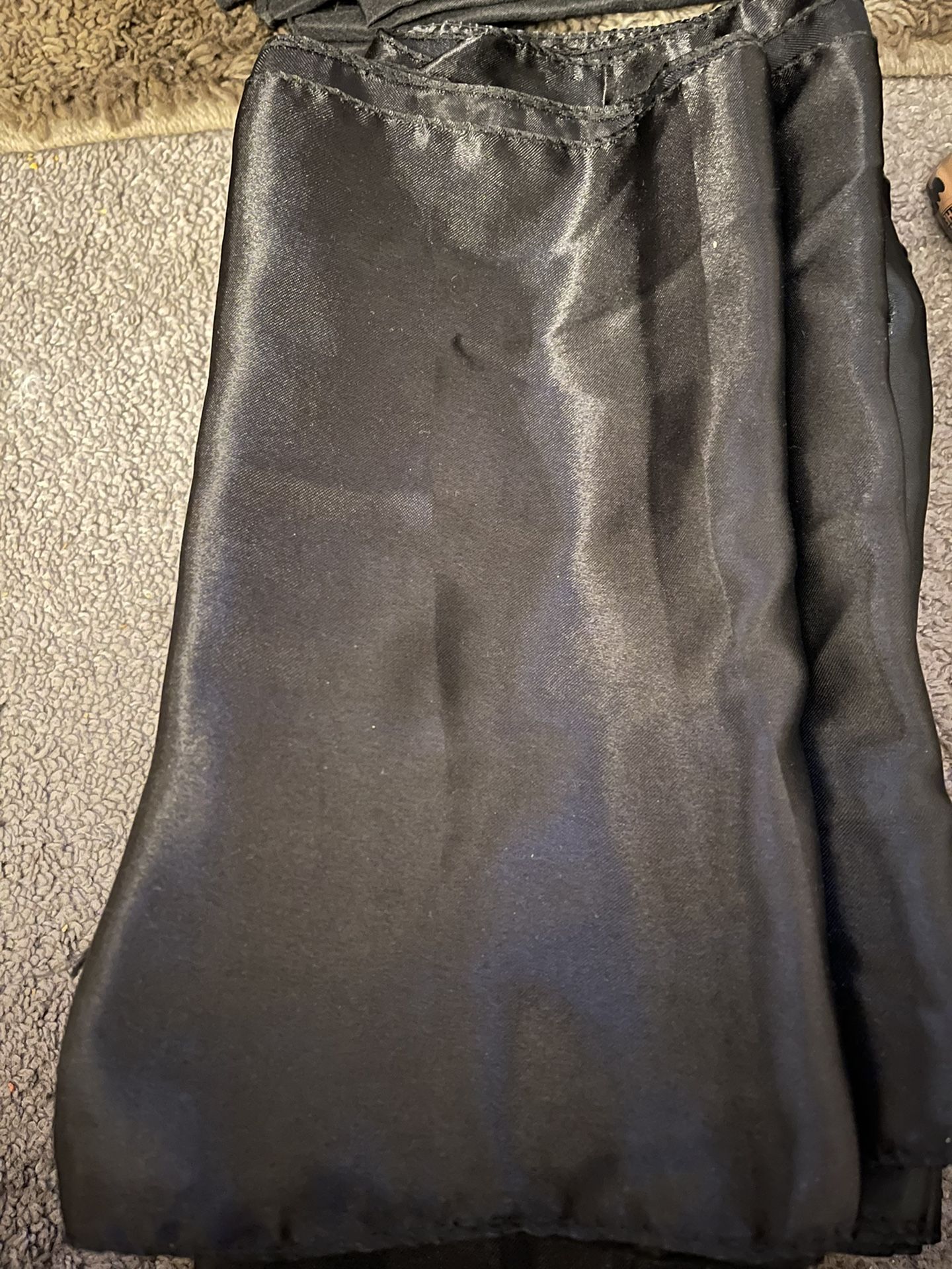 Black Satin Table Runners