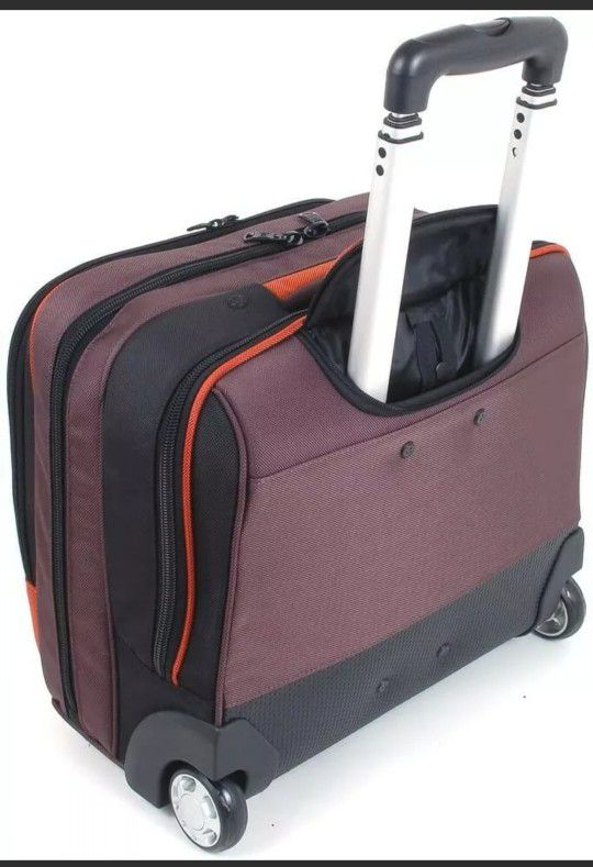 Ful Rolling Briefcase on Wheels Overnight Bag Carry On Laptop Computer Case 