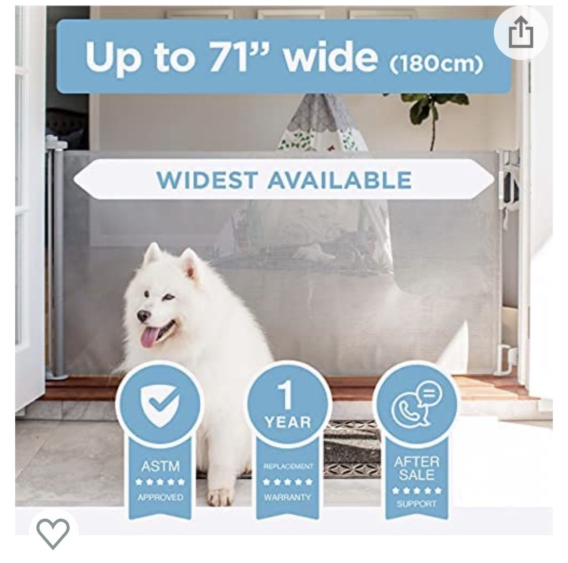 Retractable Baby Gate