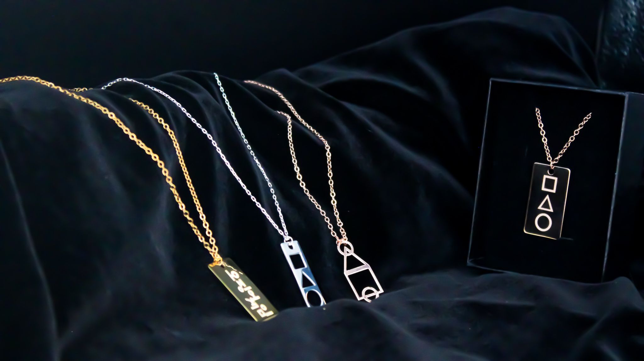 Squid Game Necklace, Netflix Tv Series Necklace