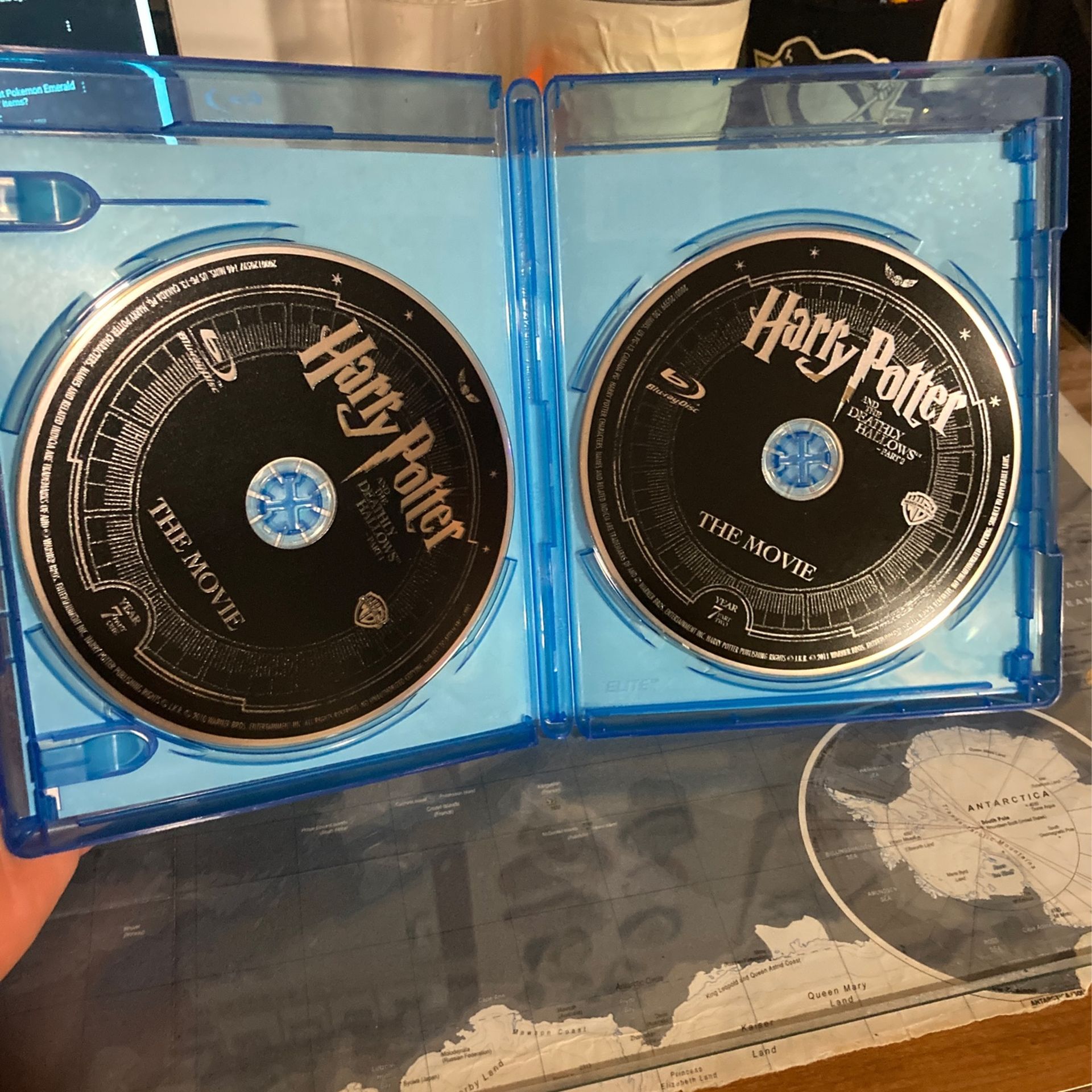 Harry Potter Deathly Hallows Blu-Ray