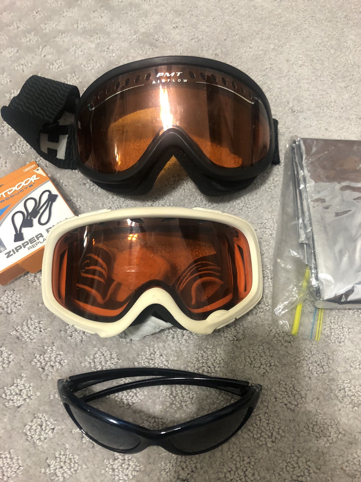 PMT AIRFLOW SMITH GOGGLES PLUS SECOND GOGGLES AND MORE!