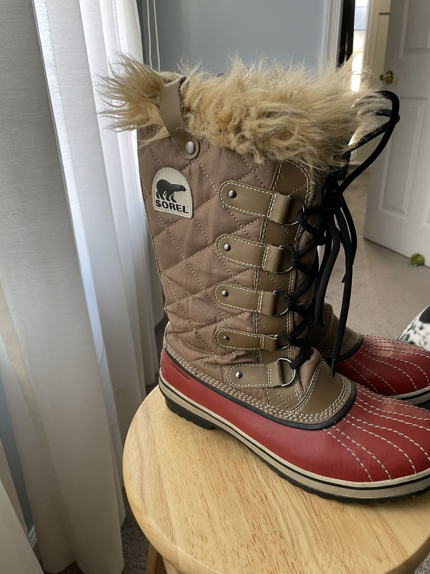 Sorrel Tall Winter Boots Faux Fur Liner