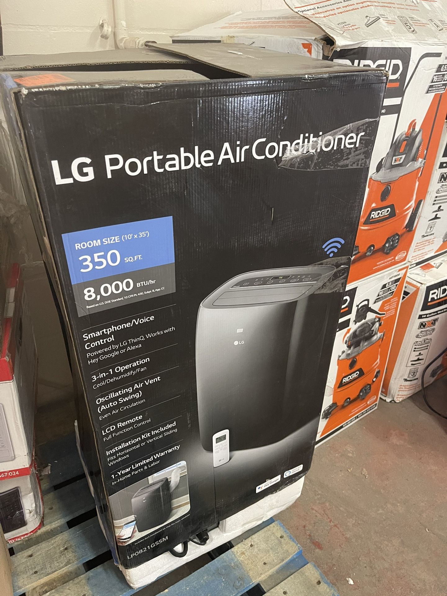 LG Portable AC Unit 8,000 BTU - NEW