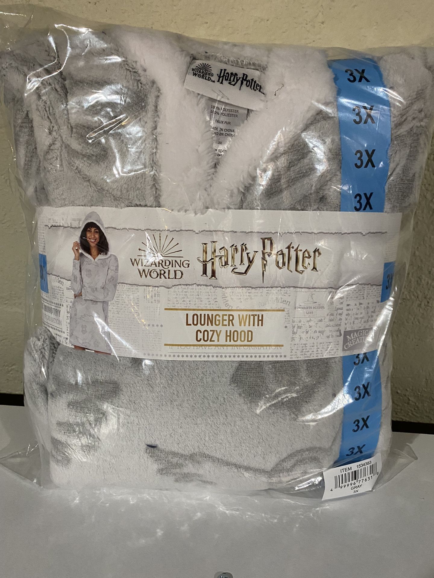 Harry Potter Cozy Fleece Lounge Hoodie 3X