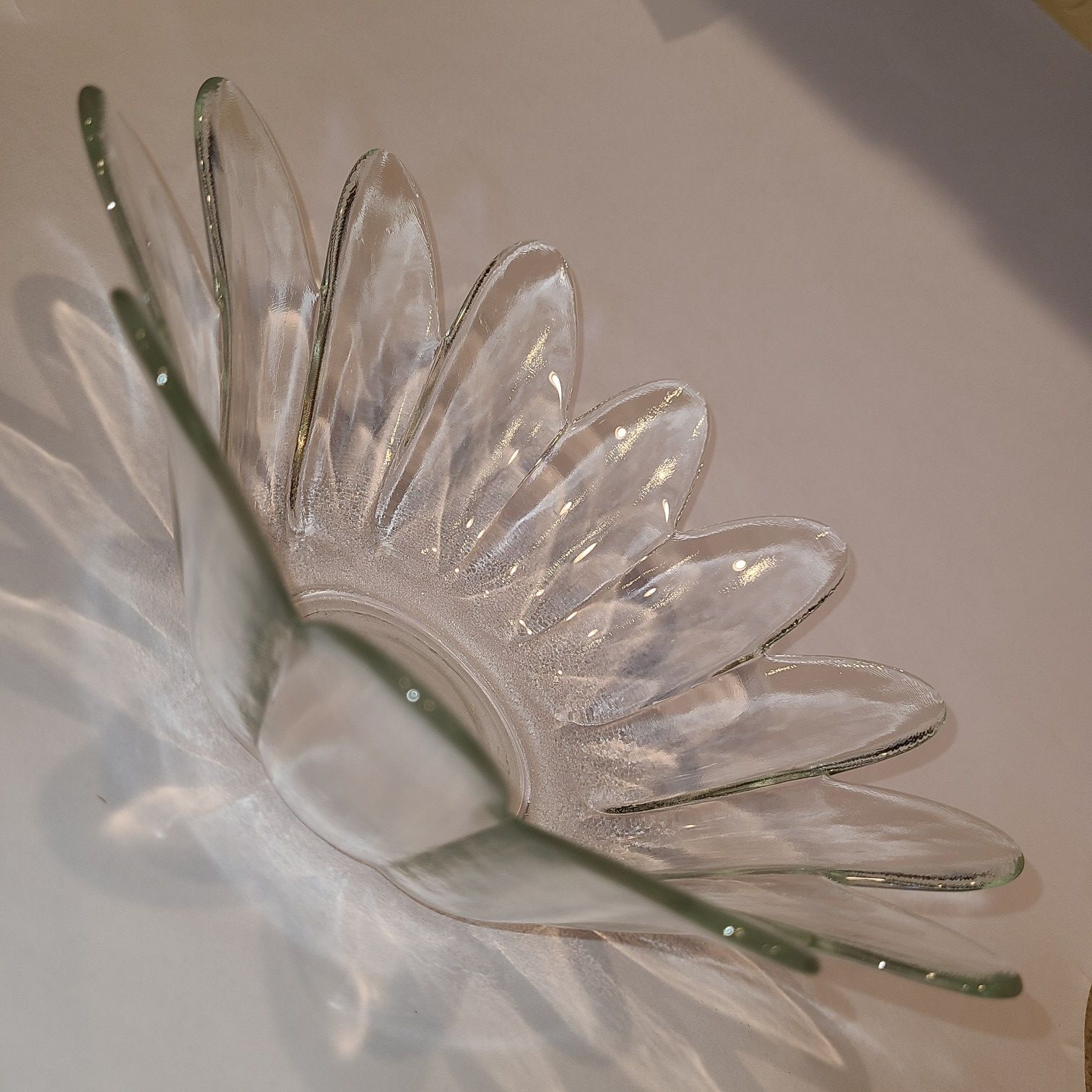 9" Glass decorative bowl