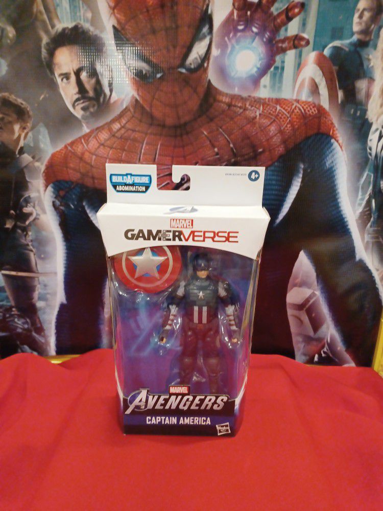 Gamerverse 6" Captain America Action Figure 