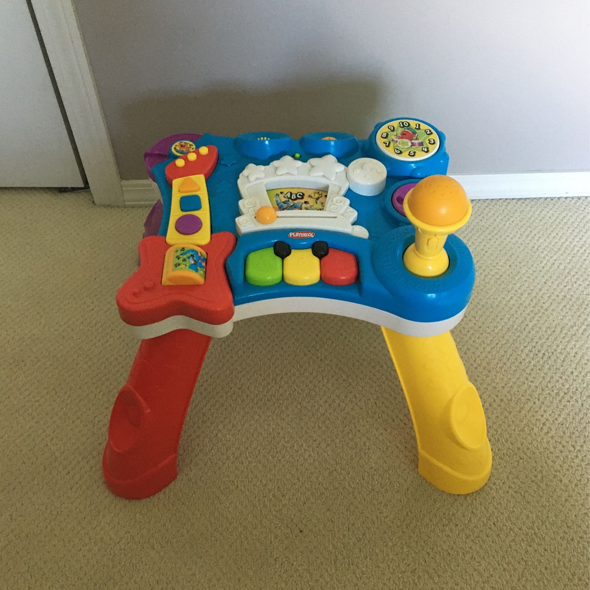 playskool rocktivity sit to stand music skool toy
