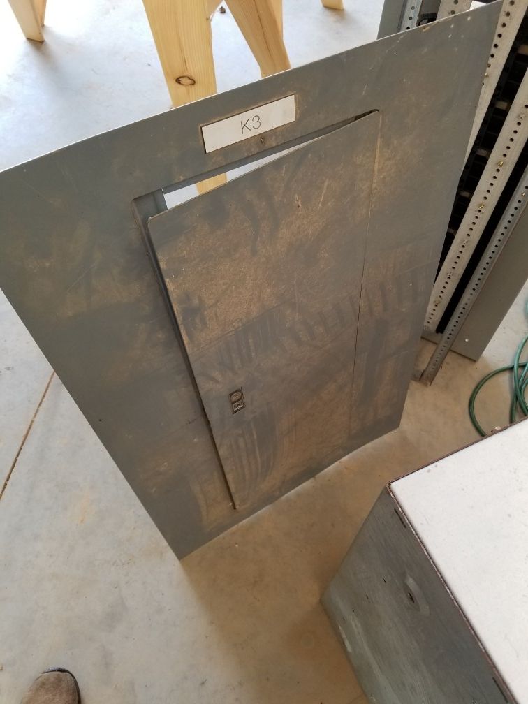 3 Phase Panel with Circuit Breakers, Small, Garage Shed Barn