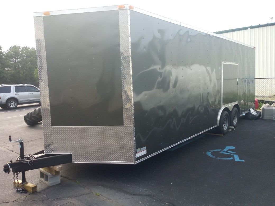 VNOSE ENCLOSED TRAILERS NEW 20FT 24FT 28FT 32FT RACE CAR