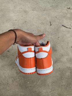 5.5 Orange Syracuse Nike Dunks High Thumbnail