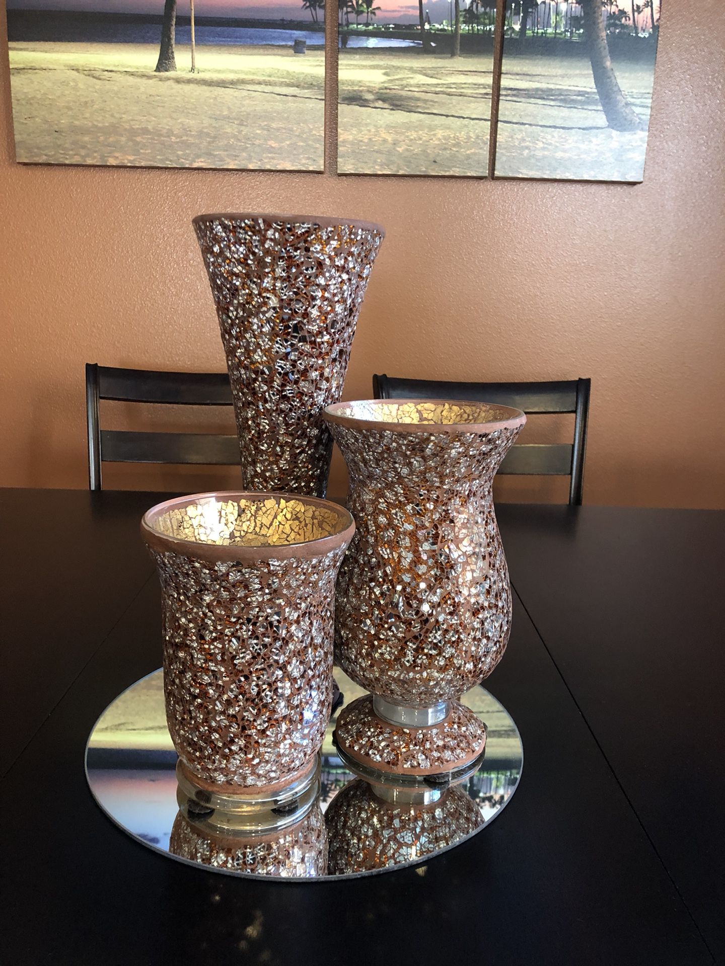 Firefly Home Collection set of 3 vases