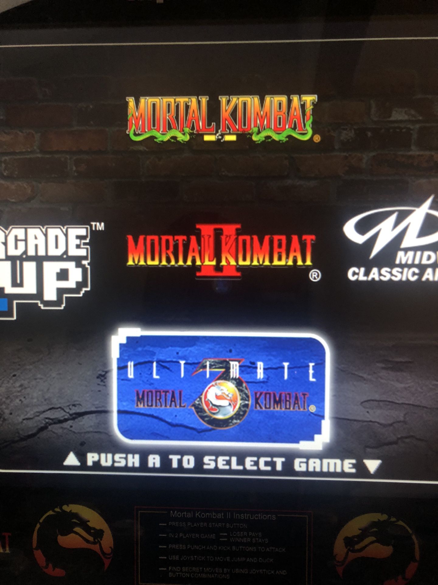 Mortal Kombat Arcade Game