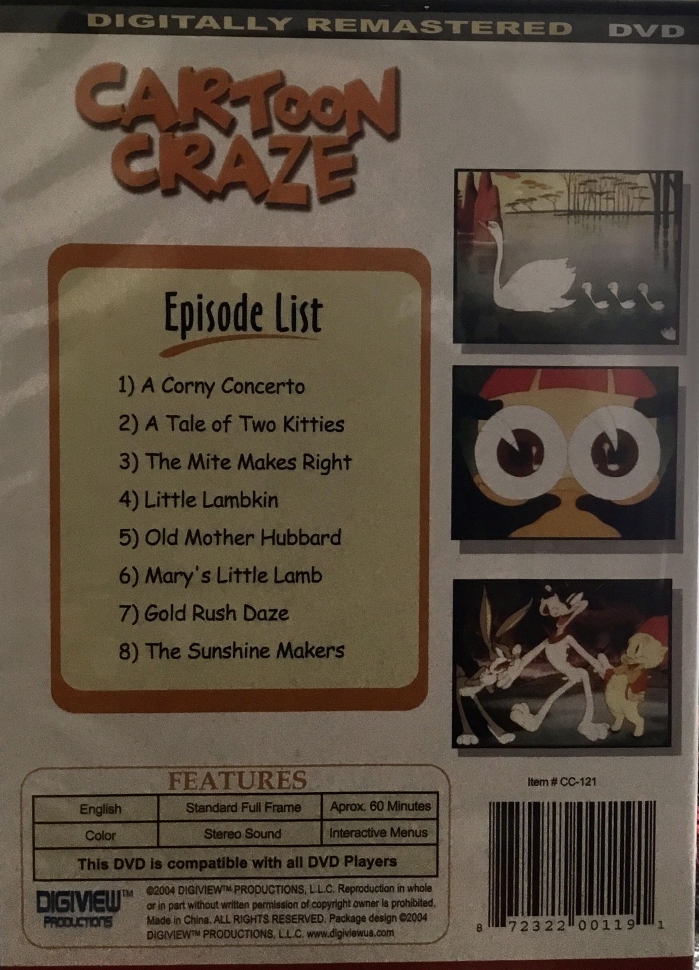 Cartoon Craze Presents - Tweety/Elmer Fudd A Corny Concerto (2004)