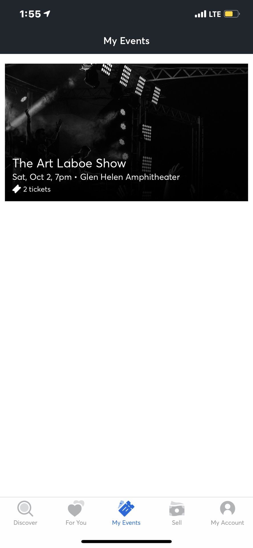 Two Art Laboe Tickets
