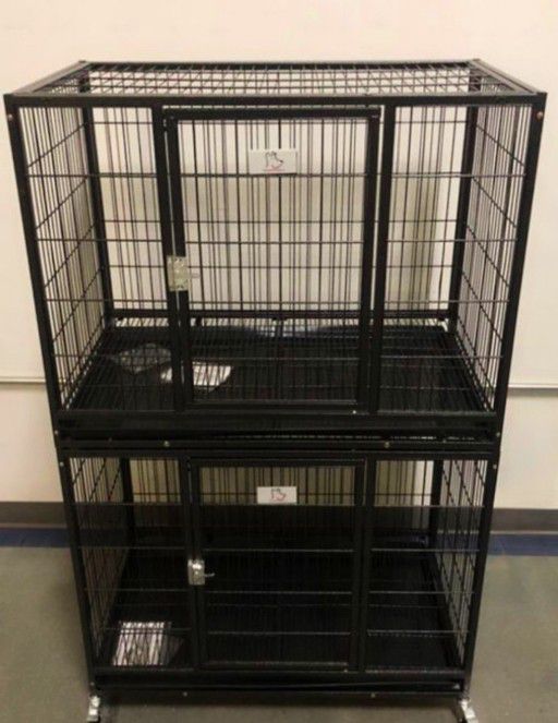 ✨ NEW ✨ Heavy Duty Stackable Dog 🐶🐕 Kennels With Removable Tray 🔥⚡✨🔥⚡✨🔥⚡✨🐕🐶🐺🦮🐕‍🦺🐩