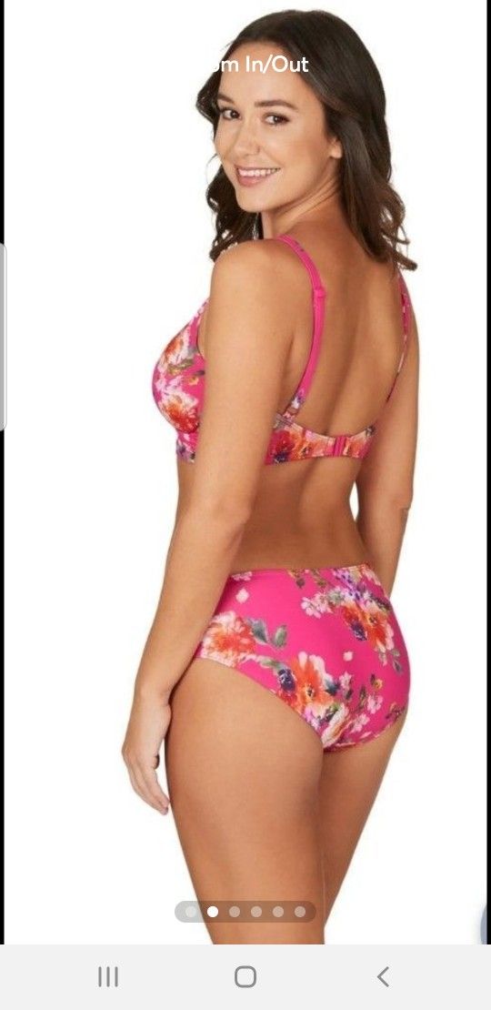 Womens pink Bikini Size 6